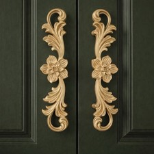 French-Style Ornate Floral Cabinet & Drawer Handles (2 pieces)