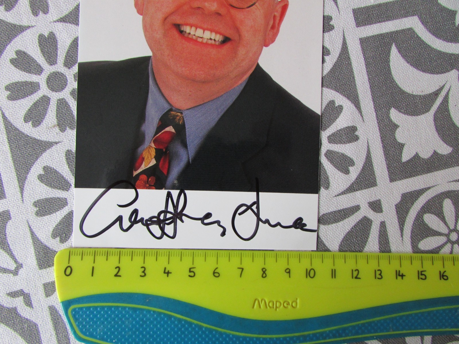 Geoffrey Durham the Great Soprendo TV Magician Original Hand Signed Photo