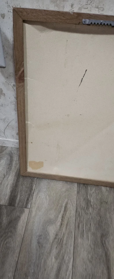 Винтаж 1980 в рамке джунгли животных обратная живопись настенный декор 17 «x 13» детской комнаты - Изображение 4 из 4