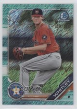 2019 Bowman Chrome Prospects Aqua Shimmer Refractor 58/125 Forrest Whitley 0nr3