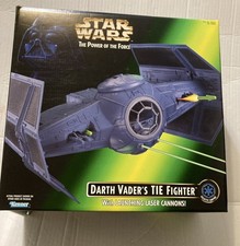Star Wars Power of the Force Darth Vader's TIE Fighter 1996 New Sealed POTF 2