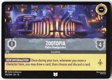 Zootopia Police Headquarters 203/204 Whispers in the Well Disney Lorcana
