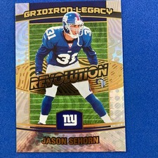 Jason Sehorn 2025 Panini Revolution Gridiron Legacy Insert #7 New York Giants