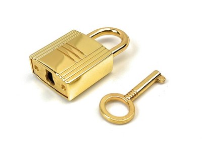 4 Pack Mini Gold Padlocks with Keys   Small Metal Charm Locks for Purses, Bac...