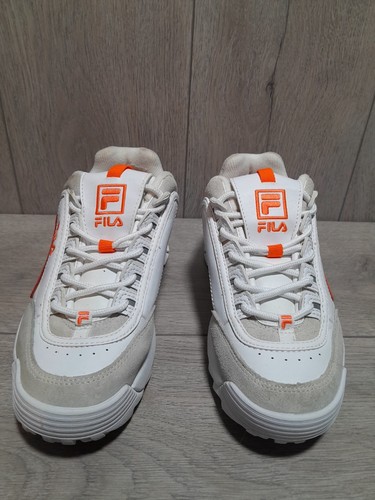 Fila Disruptor Sneaker White Apricot size Uk4 (Z0226) - Picture 2 of 6