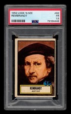 1952 Look 'N See Set-Break # 82 Rembrandt PSA 1.5 FAIR