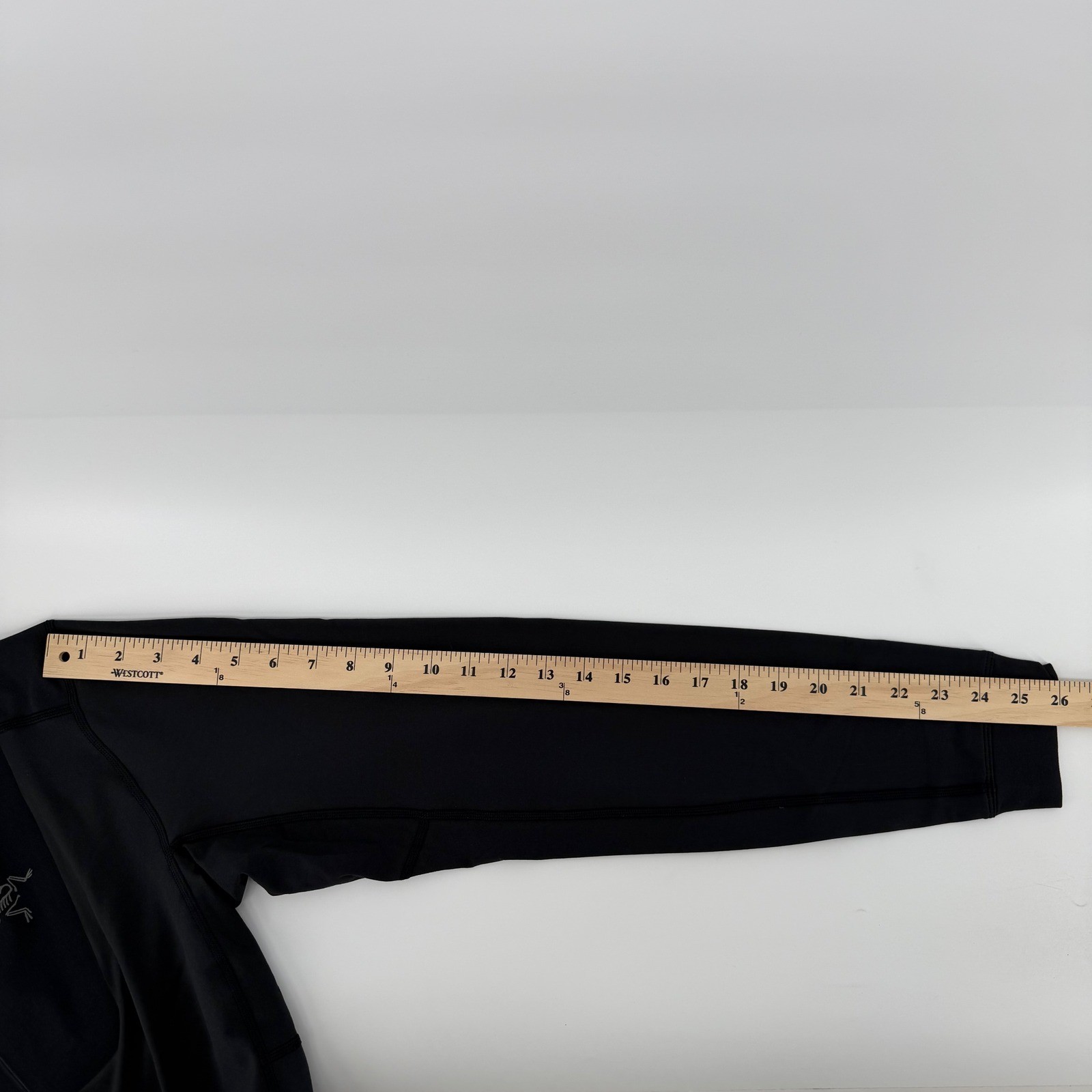 NWT Arc'teryx Rho LT Zip Neck Base Layer Top Mens Medium Black Thermal Trail Ski thumbnail 11