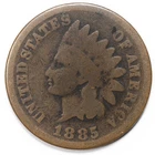 1885 Indian Head Penny Cent Good (G)