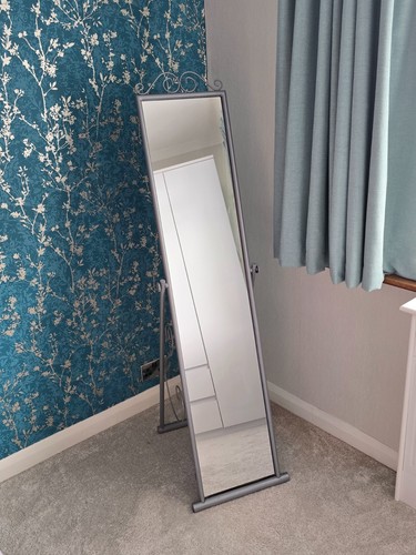 Argos LIVING Silver Scroll Cheval Mirror
