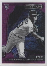 2022 Panini Chronicles Titan Purple Mojo Prizm 12/99 Roansy Contreras #12 0u72