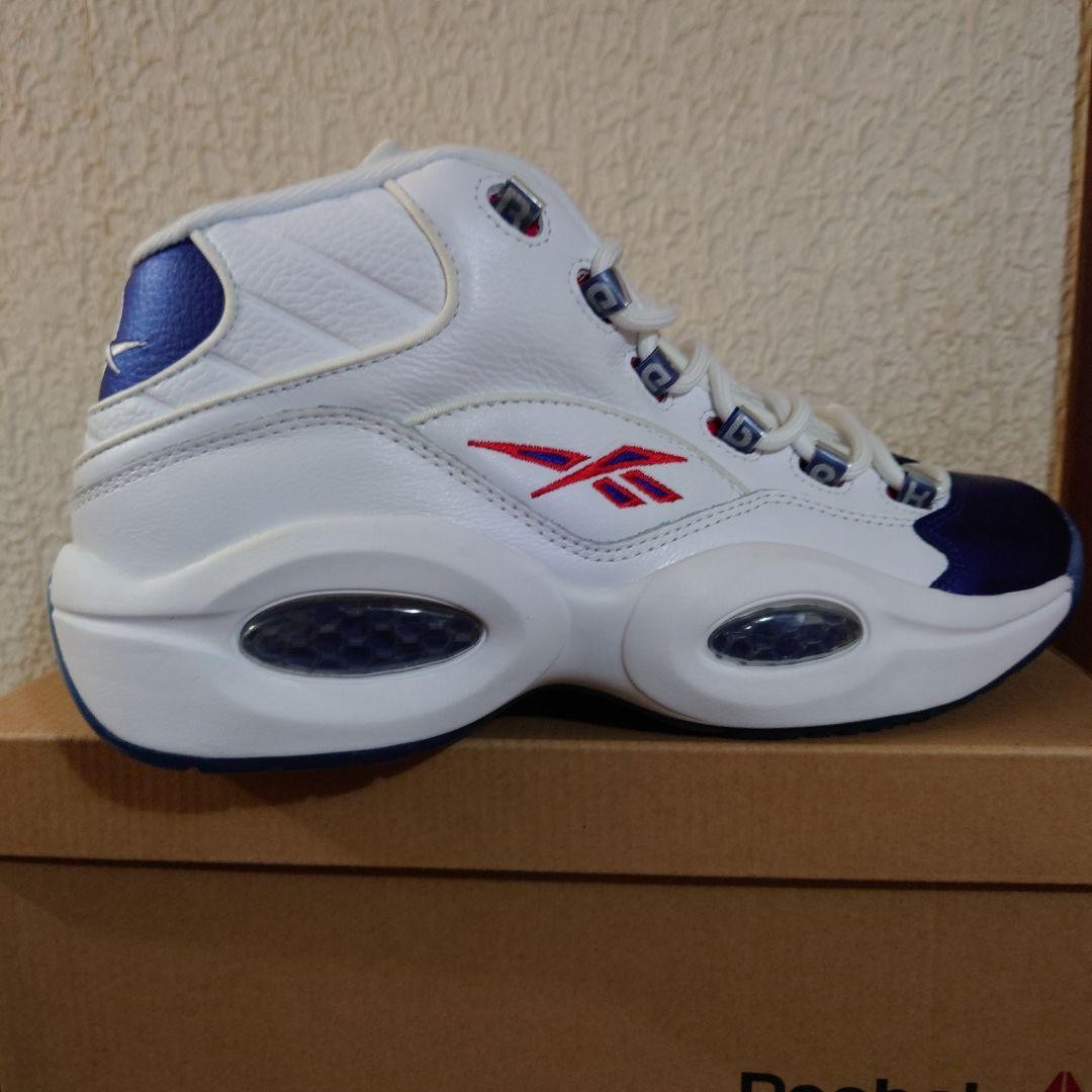 Reebok Allen Iverson Question Mid 28.5cm DS White/Blue