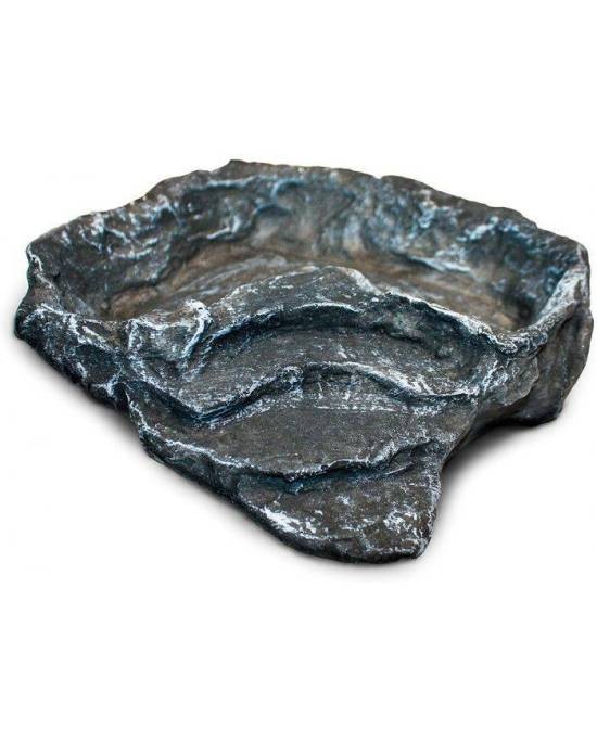 Écuelle à Étages Komodo Grey M pour un Terrarium Naturel Désertique