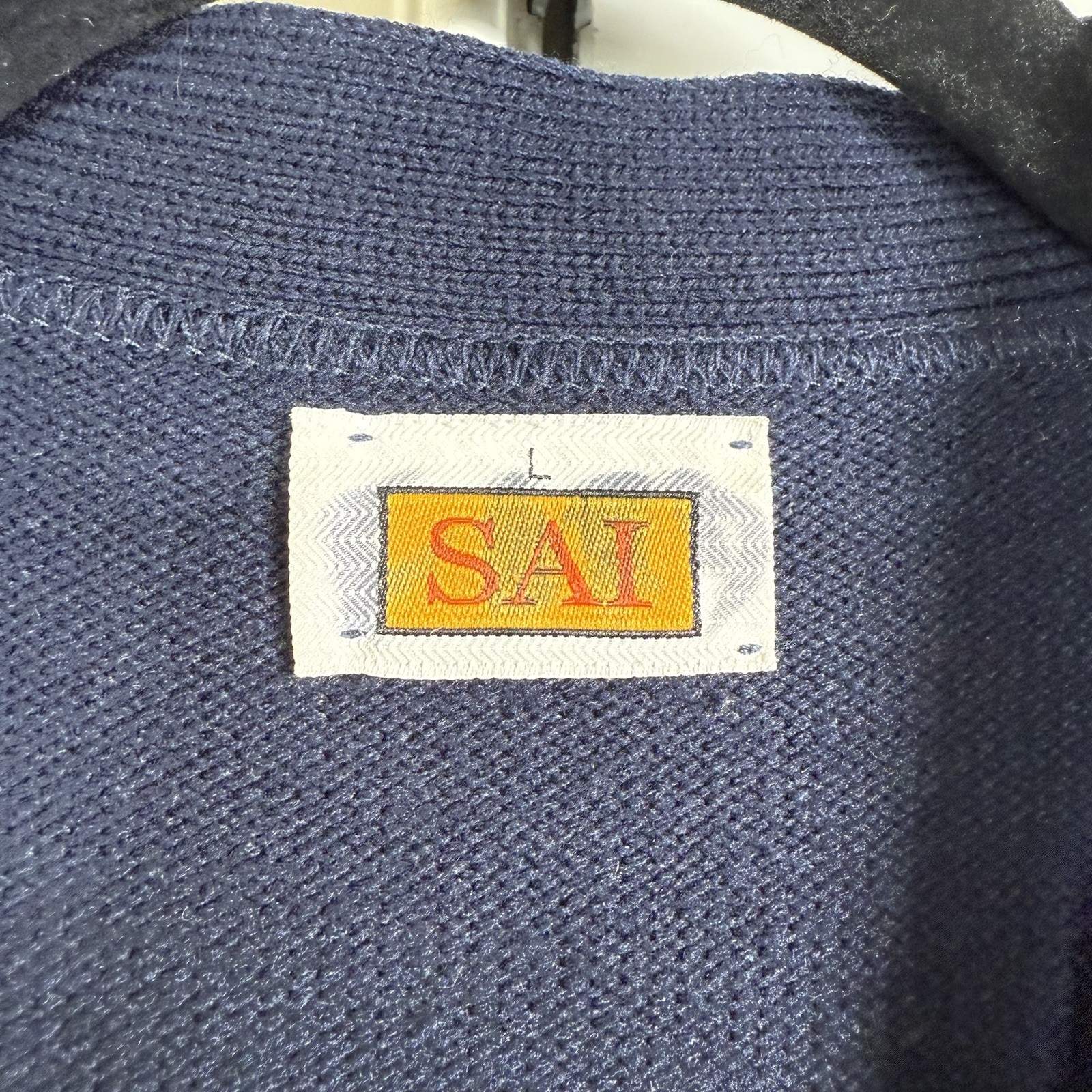 VTG USPS Eagle Logo Cardigan Adult Large All Over Repeating Logo Sweater 90s