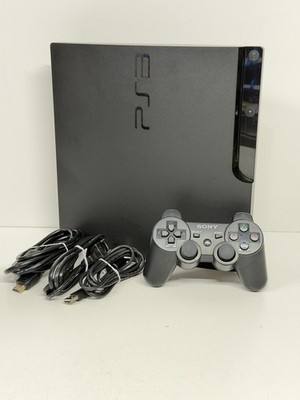 Sony PlayStation 3 PS3 Slim 320GB CECH-3004B Konsole DualShock Kabelset Getestet