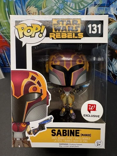 Funko Pop Star Wars Sabine 131 Masked Walgreen's Exclusive