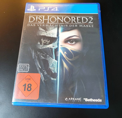   Dishonored 2 (PlayStation 4)   Sehr Guter Zustand!  