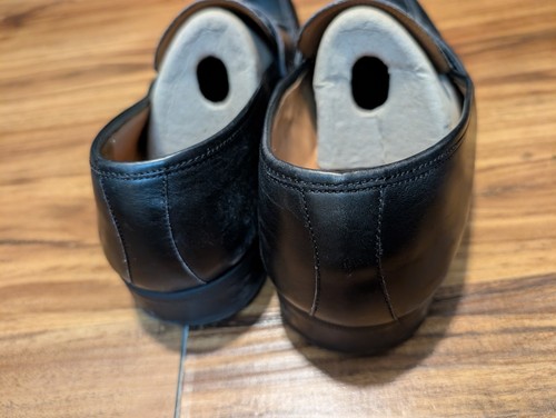 Magnanni 12495 For Neiman Marcus Men's Black Leather Penny Loafers Shoes Sz 12M - Picture 6 of 7
