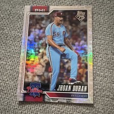 Topps 2026 Series 1 Jhoan Duran Philadelphia Phillies Opening Day Parallel #83