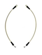 Braided Stainless Brake Hose THIS IS NOT A VEHICLE SPECIFIC HOSE, 15 Inches