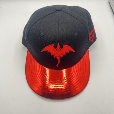Capiche Special Series Red Dragon Metallic Snapback Cap S/M Unisex Hat