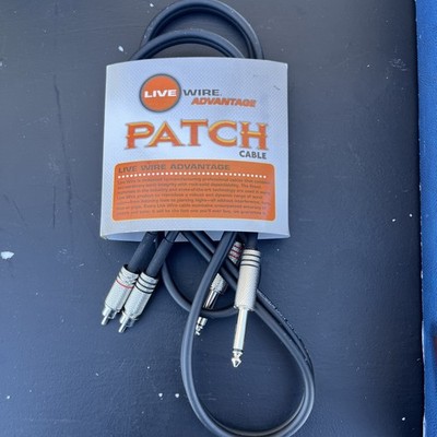 Live Wire Advantage Interconnect Cable 1/4 Black 5 ft