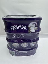 Litter Genie Refill Standard 8 Week for Cat Disposal System - 4 PACK
