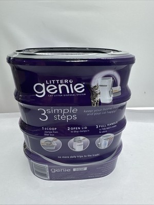 Litter Genie Refill Standard 8 Week for Cat Disposal System - 4 PACK
