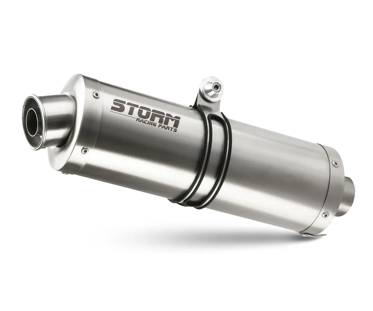 Exhaust Storm by Mivv Muffler Oval Steel for Yamaha Fzs 600 Fazer 1998 > 2003