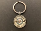 Spitfire Fighter Plane MK2 Keyring / Key Fob - WW2, Royal Air Force, Military