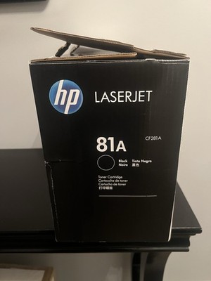 Genuine HP 81A CF281A Black Toner Cartridge LaserJet Enterprise M604dn, M604n