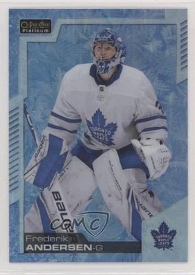 2020-21 O-Pee-Chee Platinum Arctic Freeze 84/99 Frederik Andersen #46 1tp2