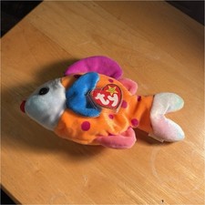 Ty Beanie Babies Lips Fish 1999 Retired Plush Toy Ages 3 and Up 3-11 Years