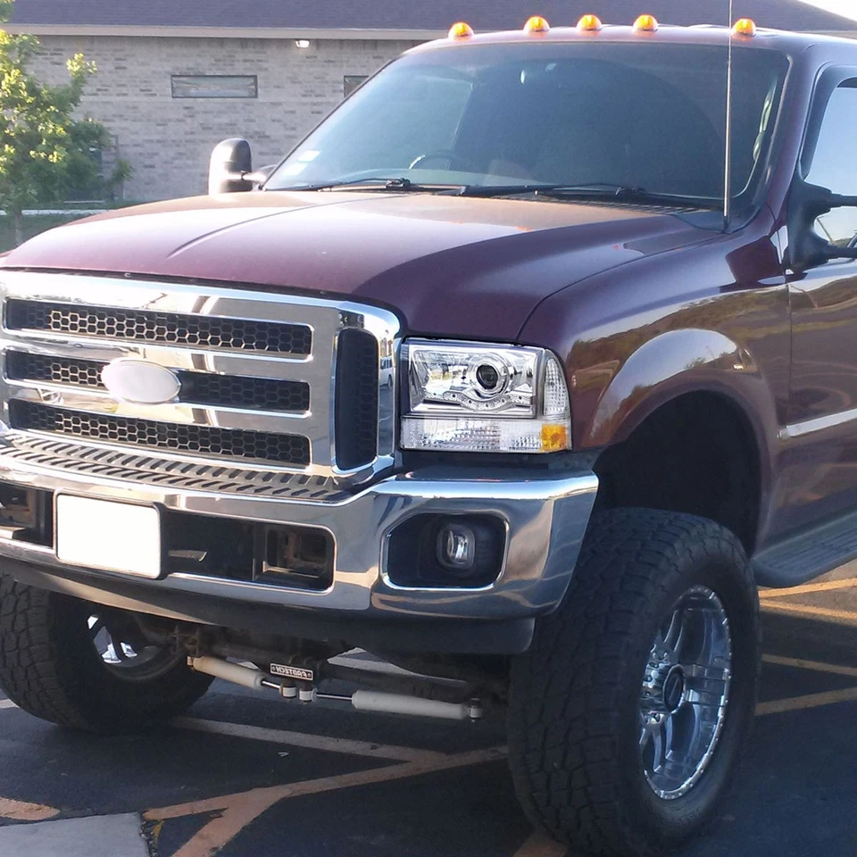 Clear Lamps Corner Lights Fits 1999-2004 Ford F250 F350 F450 2000-2004 Excursion Foto 2 de 4