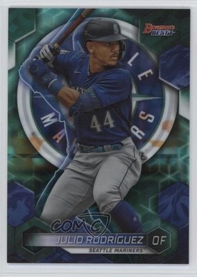 2023 Bowman's Best Aqua Lava Refractor 3/199 Julio Rodriguez Rodríguez #9 0rw3
