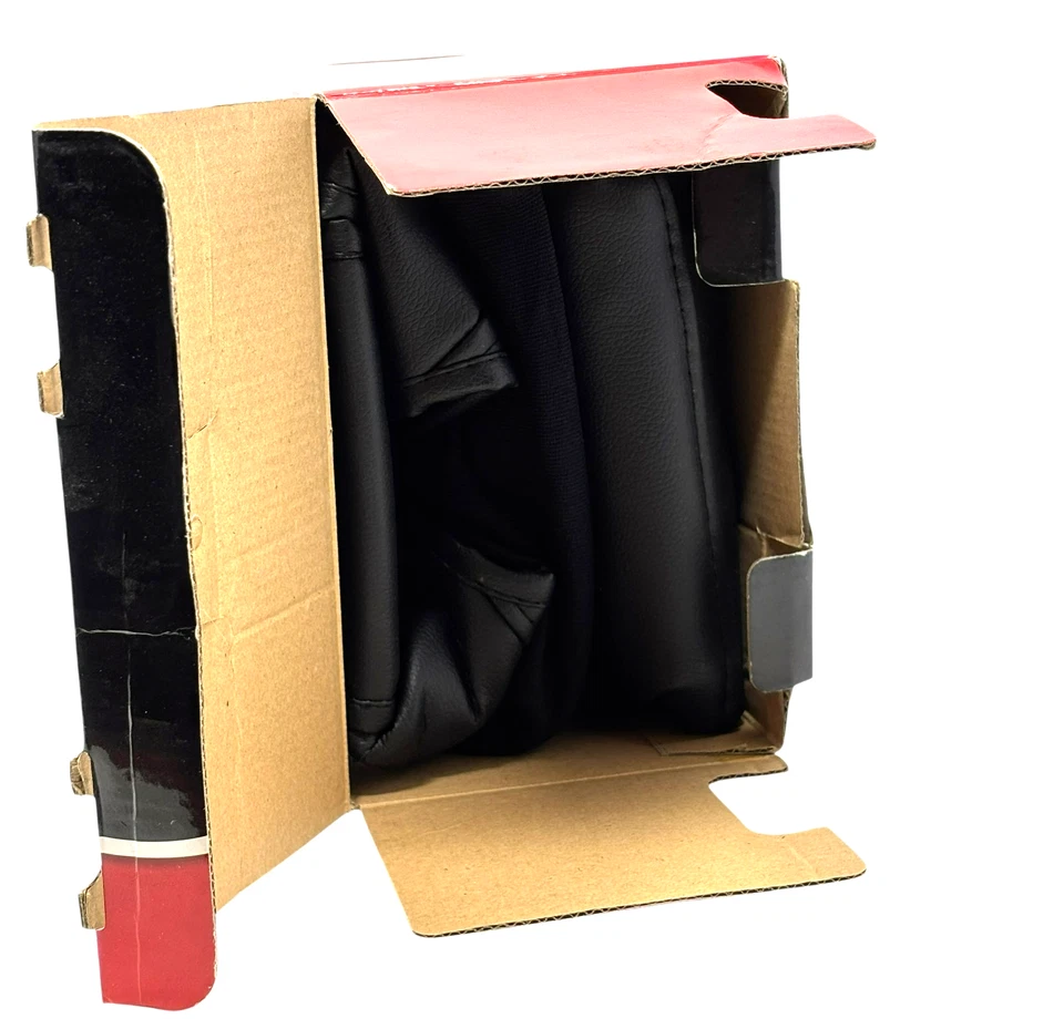 Cubierta de asiento lateral Dodge RAM reposacabezas negro rojo Mopar bolsillo de carga 2012 NUEVO Foto 3 de 4