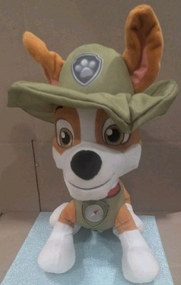 Paw Patrol Live Tracker Plush 12  Jungle Rescue Dog Stuffed TALKING Spin Master