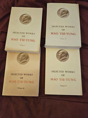 SELECTED WORKS OF MAO TSE-TUNG, Vols  1 to 4, 1st Edition, 1967, Edited By Mao.