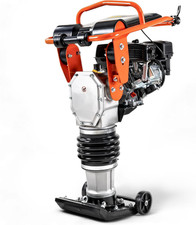 Jumping Jack Tamping Rammer, 209Cc 7HP 4-Stroke Gas Engine, 3500 Lbs Impact Forc