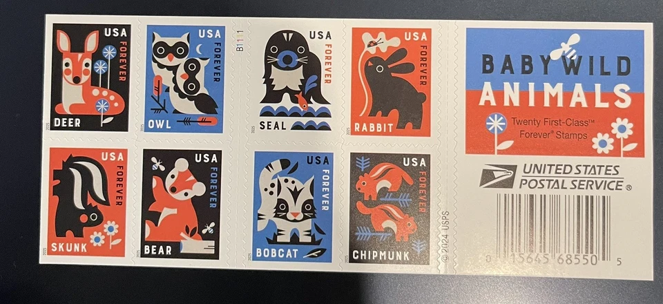 🌸 🌷USPS sheet /Booklet OF Forever Stamps Floral Retired Unused🪻🪴 - Image 2 of 4