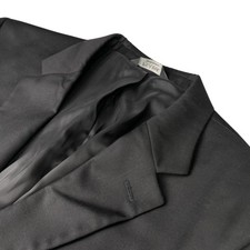 Jos. A. Bank Men  s 100 Wool 2-Button Blazer Jacket Black   44R