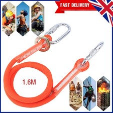 Tree Climbing Rope 1.6M Safety Rescue Static Rock Mountaineering Outdoor Orange