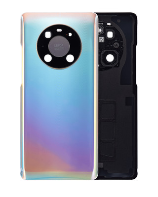 Back cover Glass With Camera Lens For Huawei Mate 40 Pro (Mystic Silver)