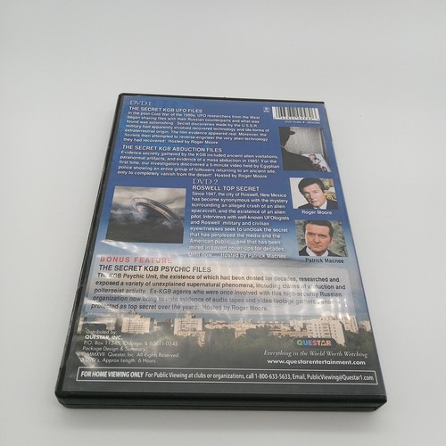 Top Secret UFO Files 2 Disc DVD American Russian Alien Cover Up Conspiracy Cult - Picture 2 of 3
