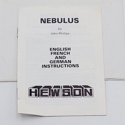 Nebulus  Disc + Anleitung  COMMODORE 64  C64 c128 Von 1987