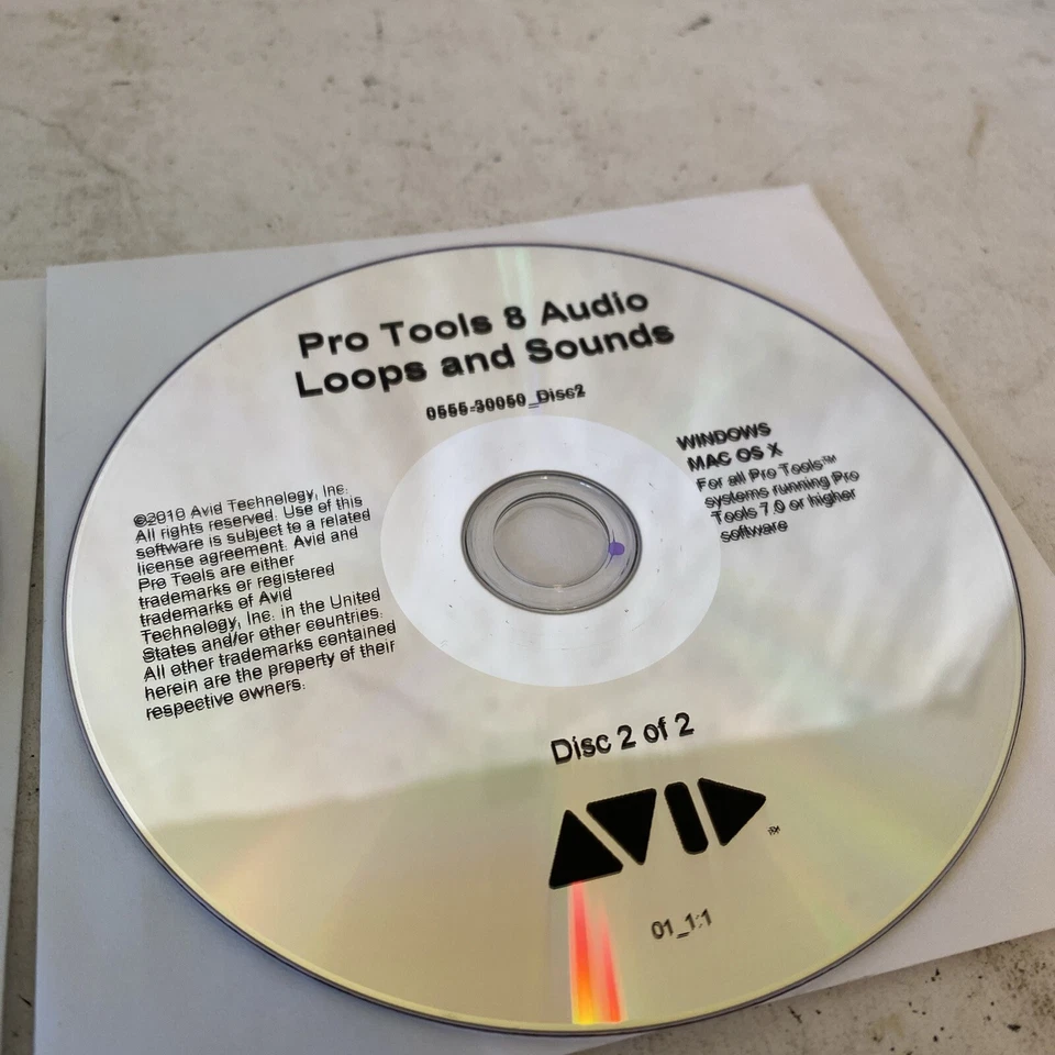 Digidesign Avid Pro Tools M-Powered Audio Recording Software DISCS ONLY - Image 3 of 3