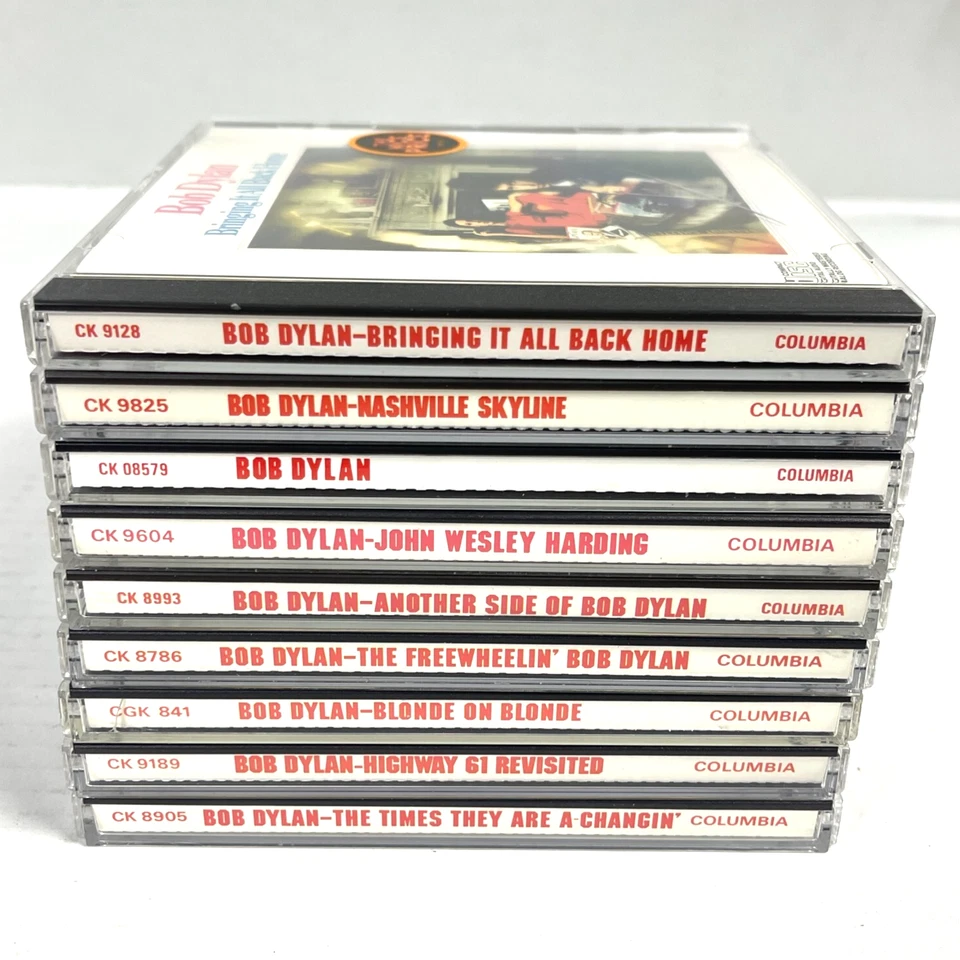 Bob Dylan 9 CD Lot 60s Blonde Hwy 61 Freewheelin Times Another Home Nashville - Image 3 of 4