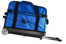 New Blue 2 Ball Roller bag With Locking Handle. On SALE