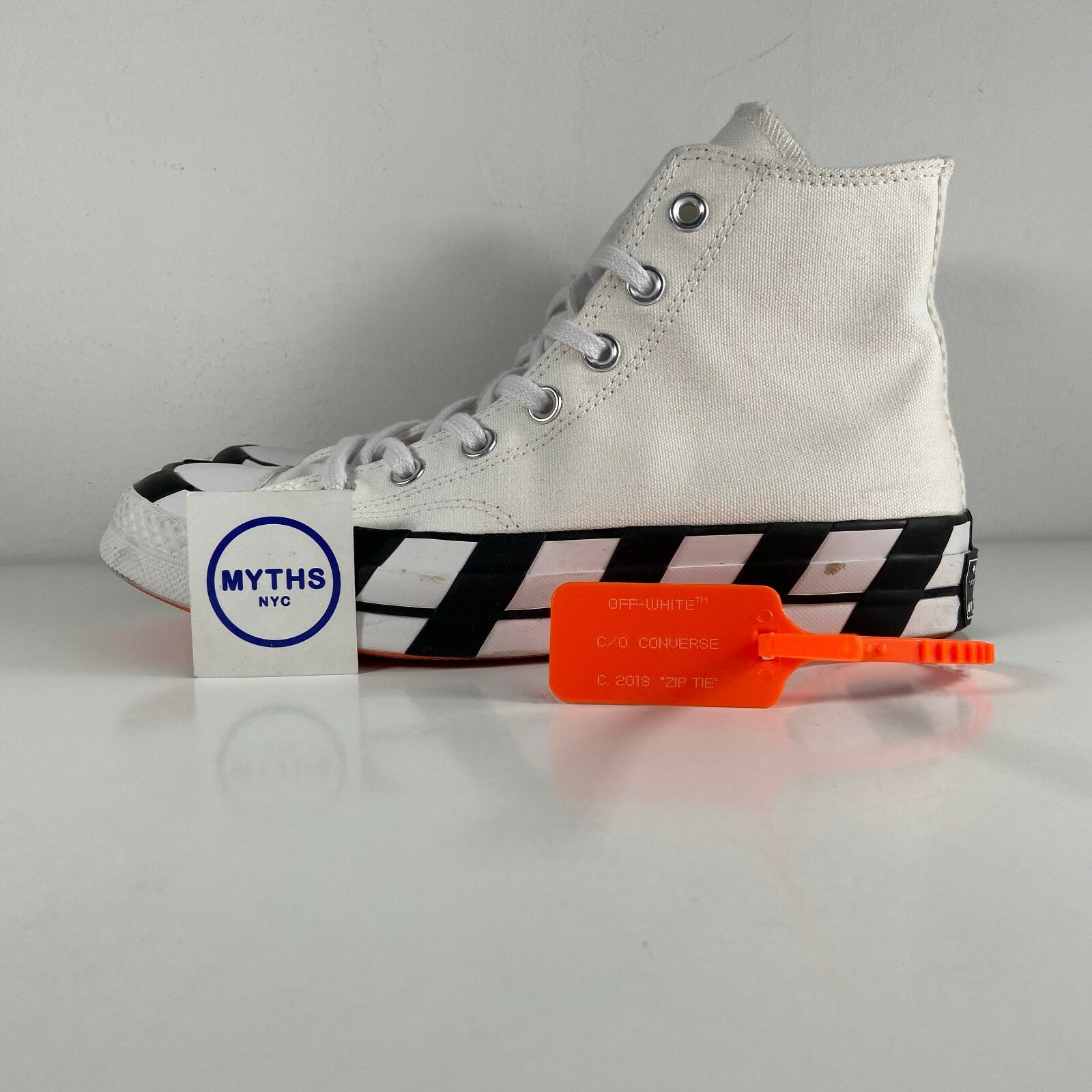 off white converse size 5.5