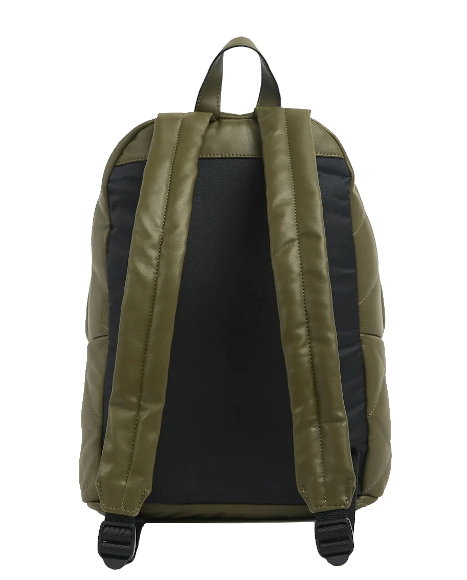 Marc Jacobs Olive Quilted Leather Backpack Marc Jacobs Backpack Quilted Moto Faux Leather Olive Beech  main image 2
