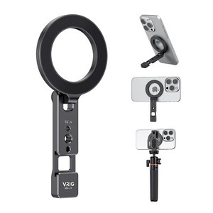 VRIG 360 MG-23 Magnetic Phone Stand Tripod Holder Selfie Stick 1/4"-20 Cold Shoe